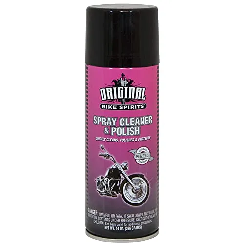 Cleaner and Polish 14 oz - Original Bike Spirits - Waterless Detailer for Bikes, ATVs & Autos