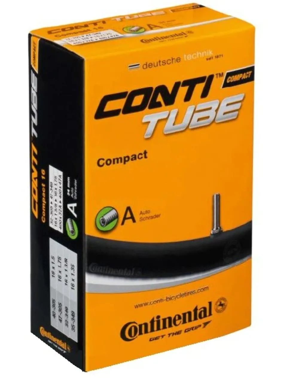 Continental 26 x 1.75-2.5 inch MTB Schrader Valve Tube, 40 mm - Quality Tested, Durable Design