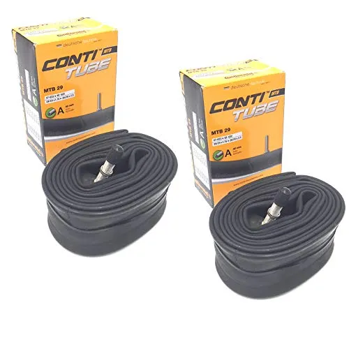 Continental 29' Mountain Bike Inner Tubes 1.75-2.5' with 40mm Schrader Valve (Pair)