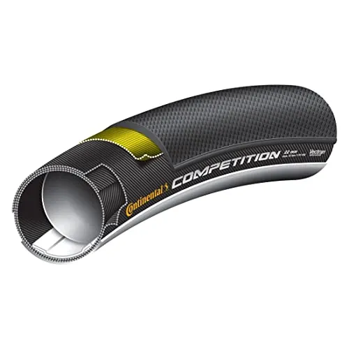 Continental Competition Tubular Road Tire - BLACK, 700X22 with Black Chili Compound and Vectran Breaker