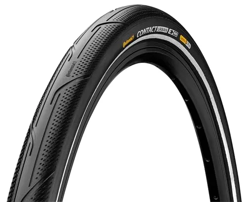 Continental Contact Urban Tire - Clincher, Black/Reflex, E-Bike Approved, 20' to 28' Sizes