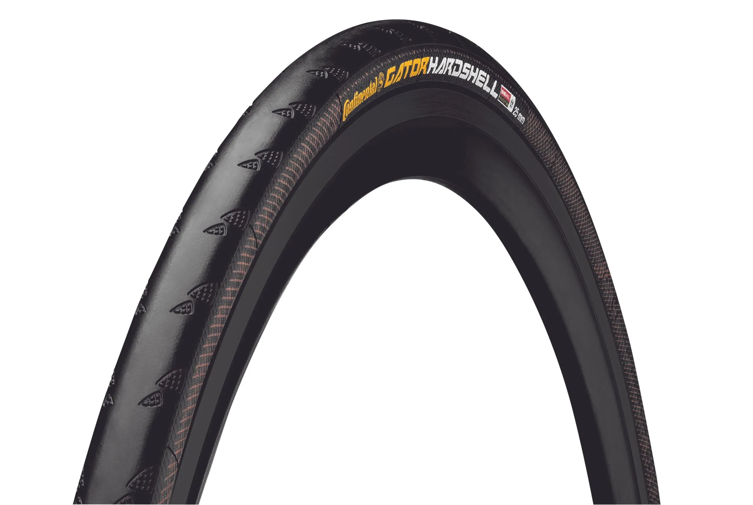 Continental Gator Hardshell Folding Bike Tire - 700x25mm with Puncture Protection for Commuters