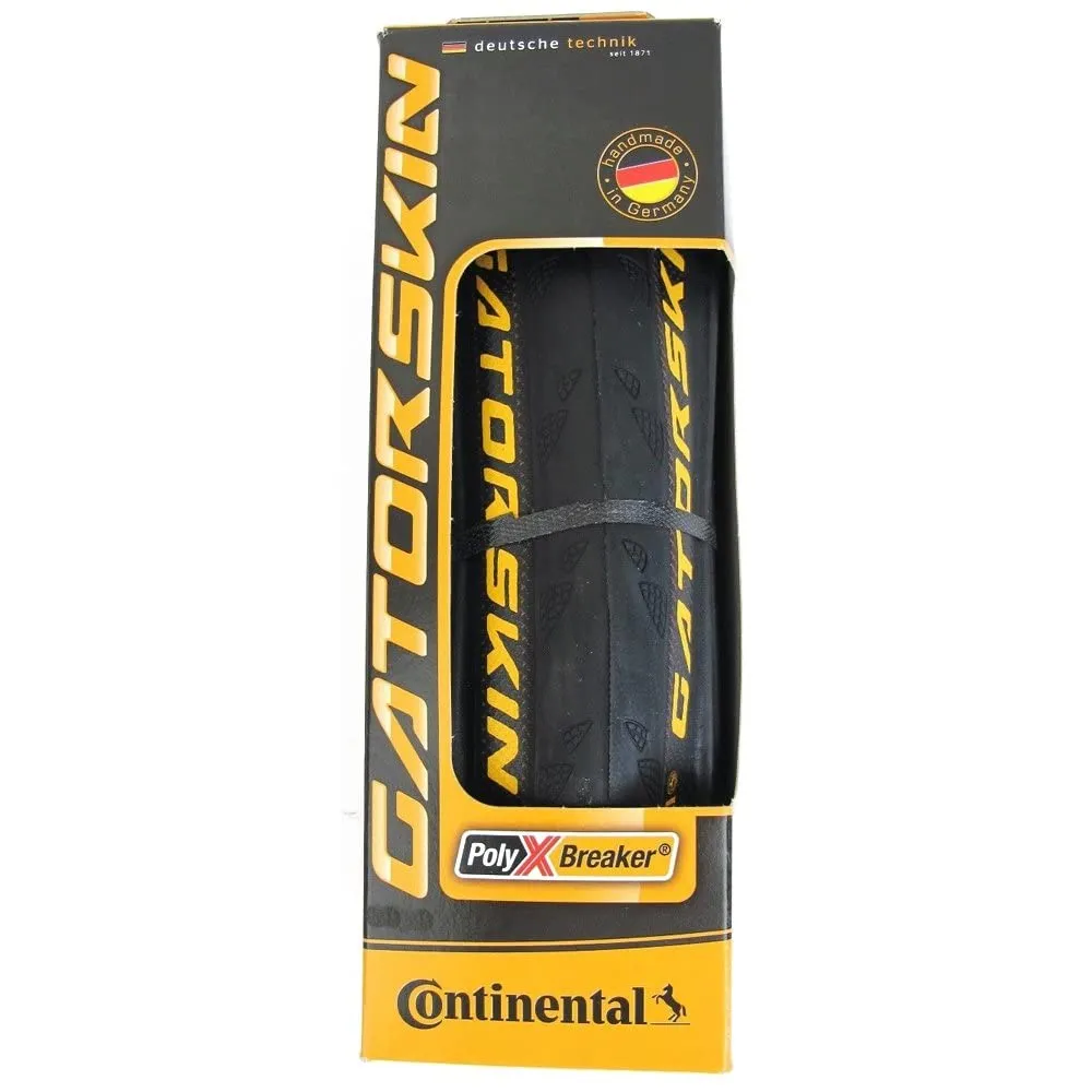 Continental Gatorskin Clincher Tire 700c x 32mm Folding Black - Puncture Resistant & Durable