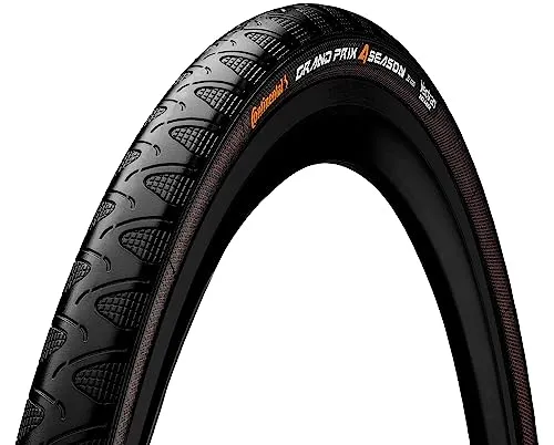 Continental Grand Prix 4 Bicycle Tyres - Handmade in Germany, All-Season, Top Winter Performance