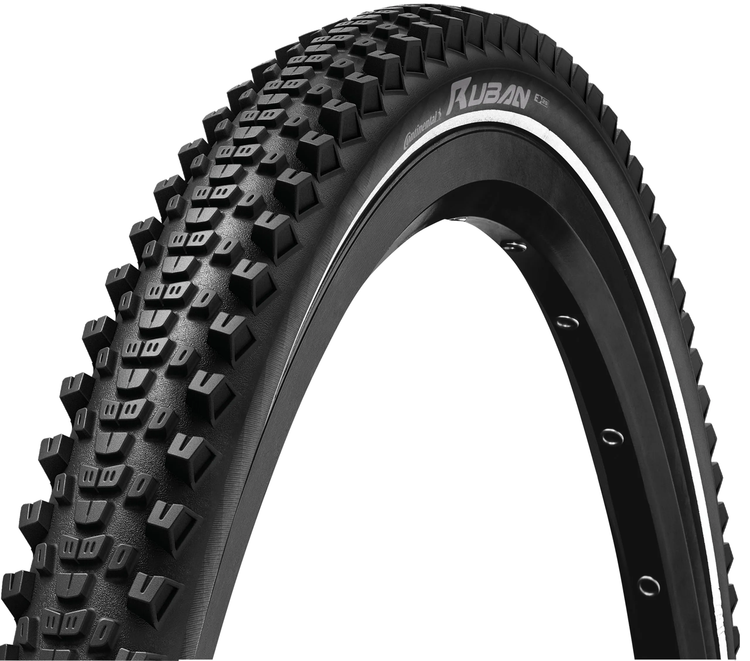 Continental Ruban Tire - Clincher, Wire, Black/Reflex SL, PureGrip