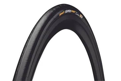 Continental Supersport Plus Bike Tire, Black, 27-Inch x 1.25 - Ultimate Puncture Protection