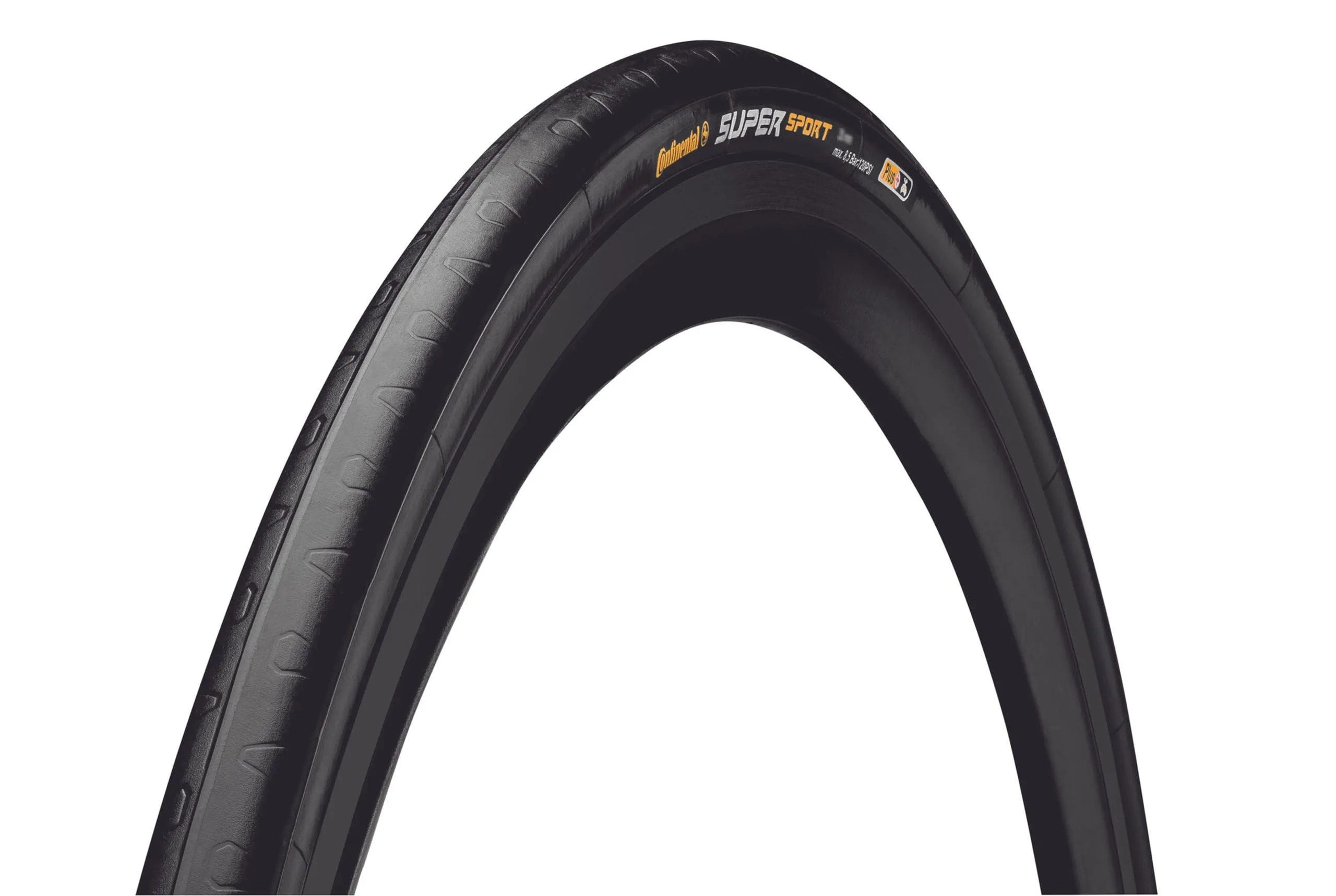 Continental Supersport Plus Fold Bike Tire, Black, 700cm x 25 - Superior Puncture Protection