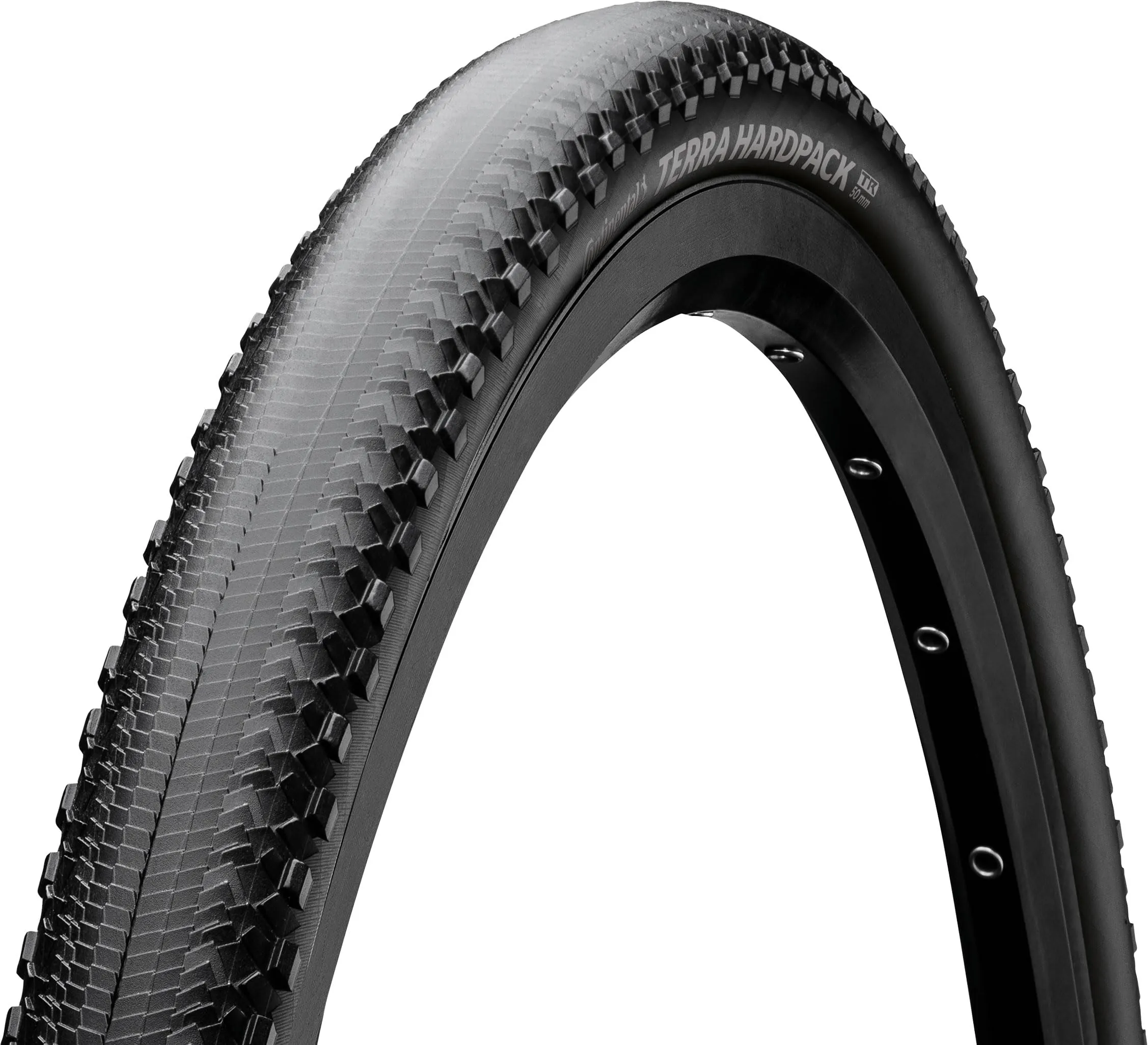 Continental Terra Hardpack Tire - Tubeless, Folding, Black, 650b x 50 or 700 x 50 for Cyclocross