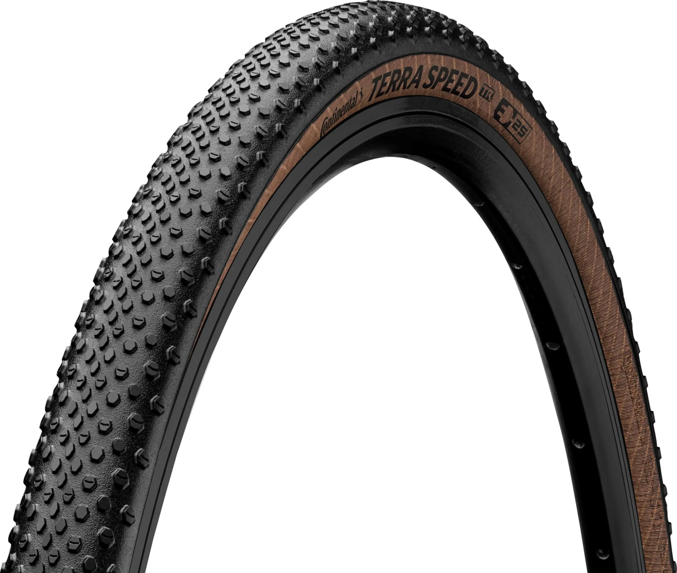 Continental Terra Speed Protection Gravel Tyre 28 x 1.70 Inches - Tubeless-Ready, Fast Rolling