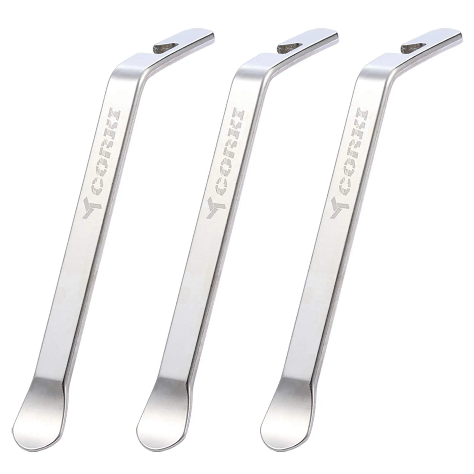Corki Stainless Steel Bike Tire Lever Set - 3-Piece Lightweight Tire Changing Tools