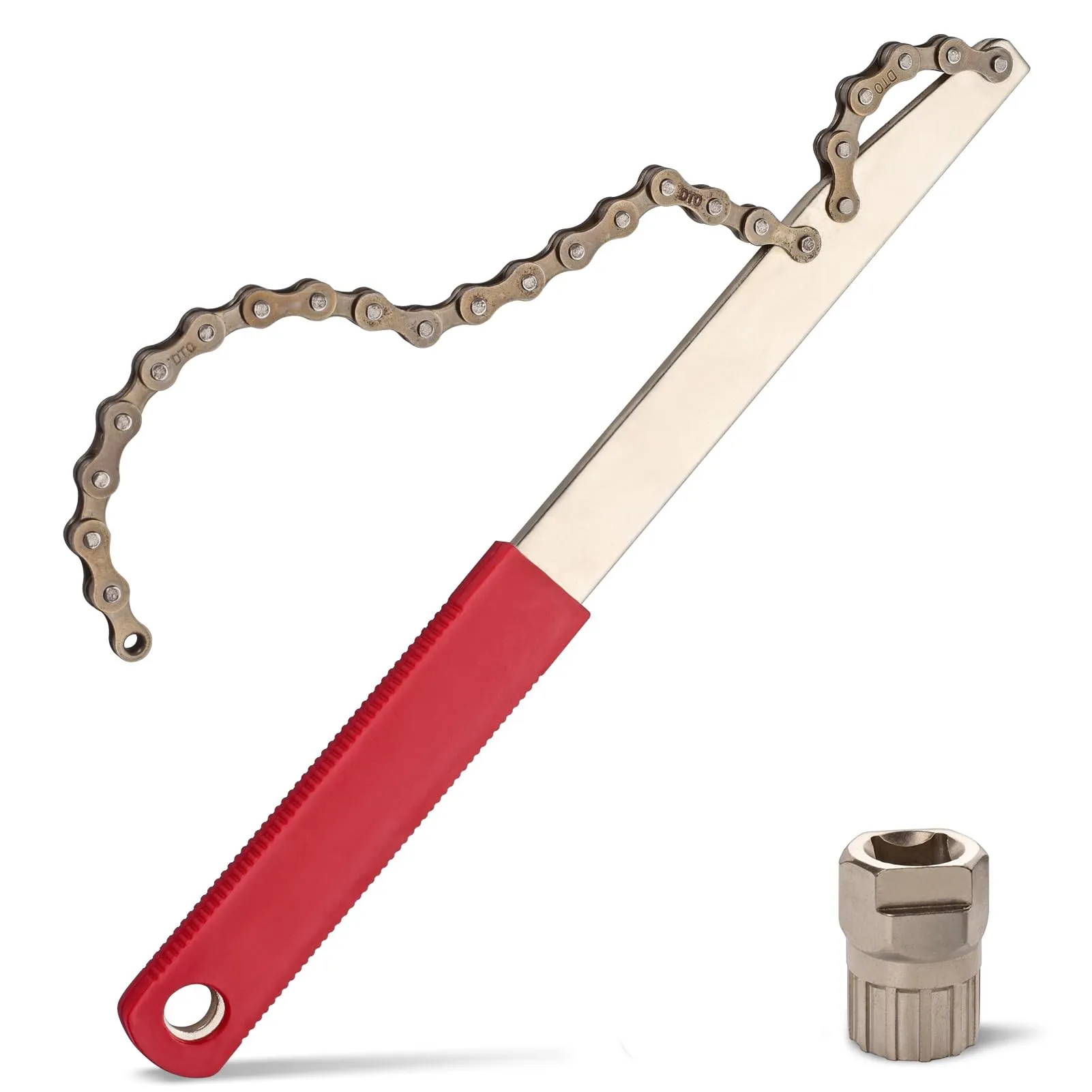 COTOUXKER Bike Freewheel Removal Tool Kit with Chain Whip, Cassette Lock Ring Tool for 7-12 Speed