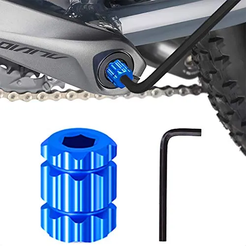 Crank Adjusting Cap Tool for Hollowtech II - Lightweight Aluminum, Includes 6mm Allen Spanner