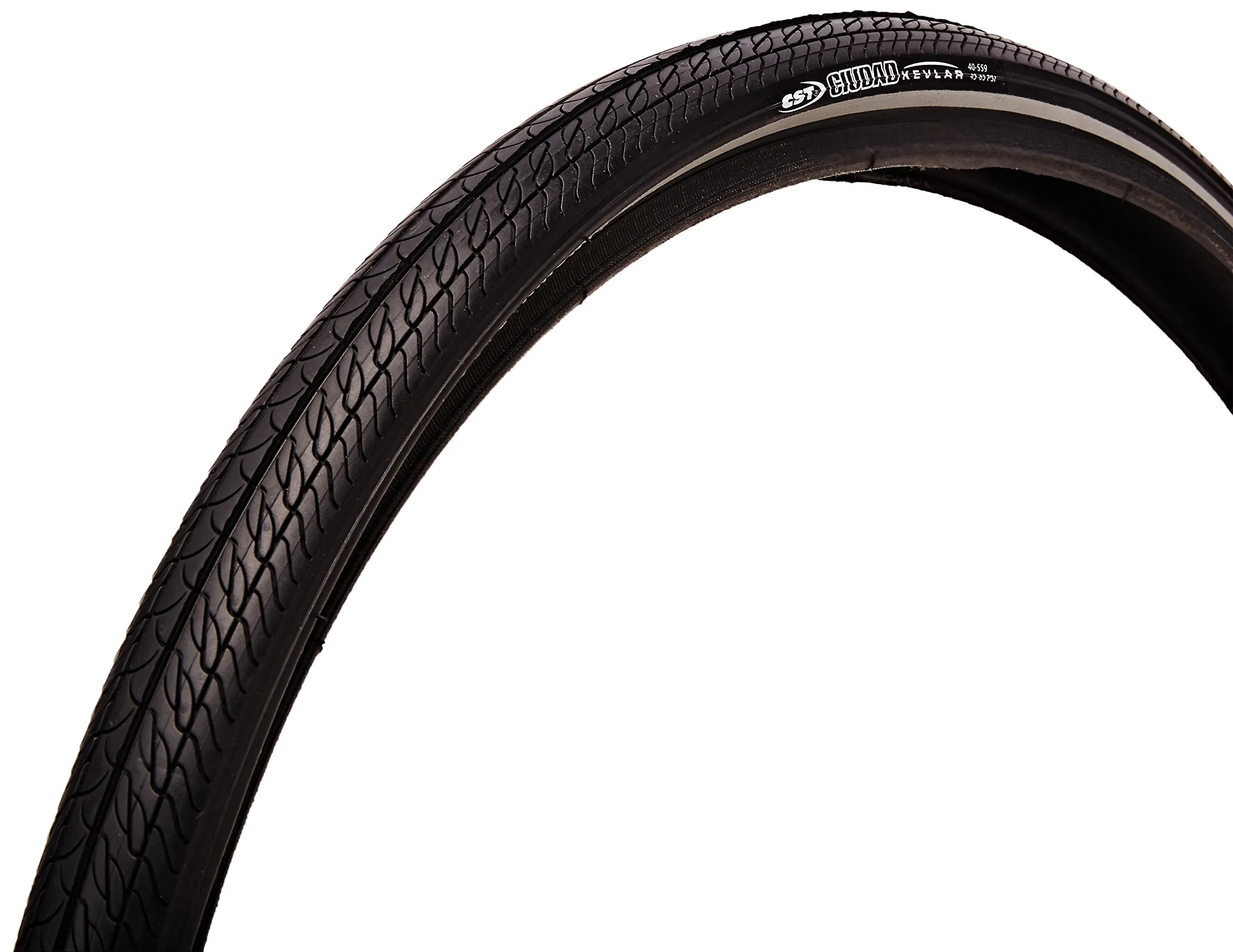 CST Ciudad RS Kevlar Tire 26 x 1.5-Inch with Puncture Protection & Reflective Sidewall