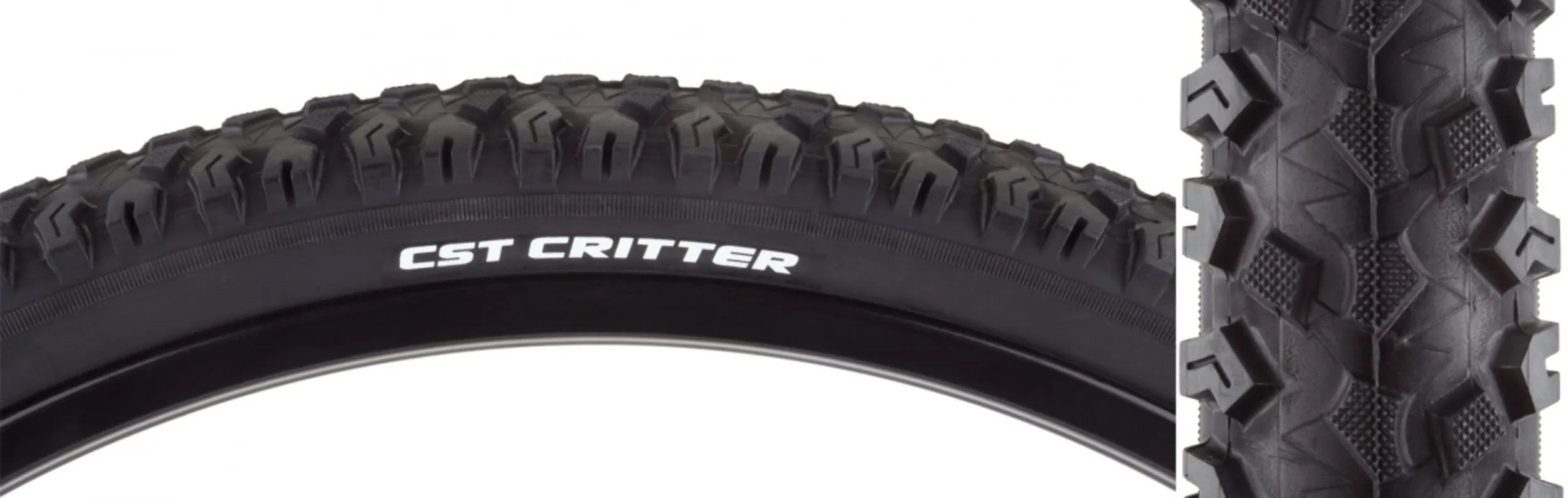 CST Critter Tire 26 x 2.1' - High Quality Cycling Tires for Rugged Performance and Affordability