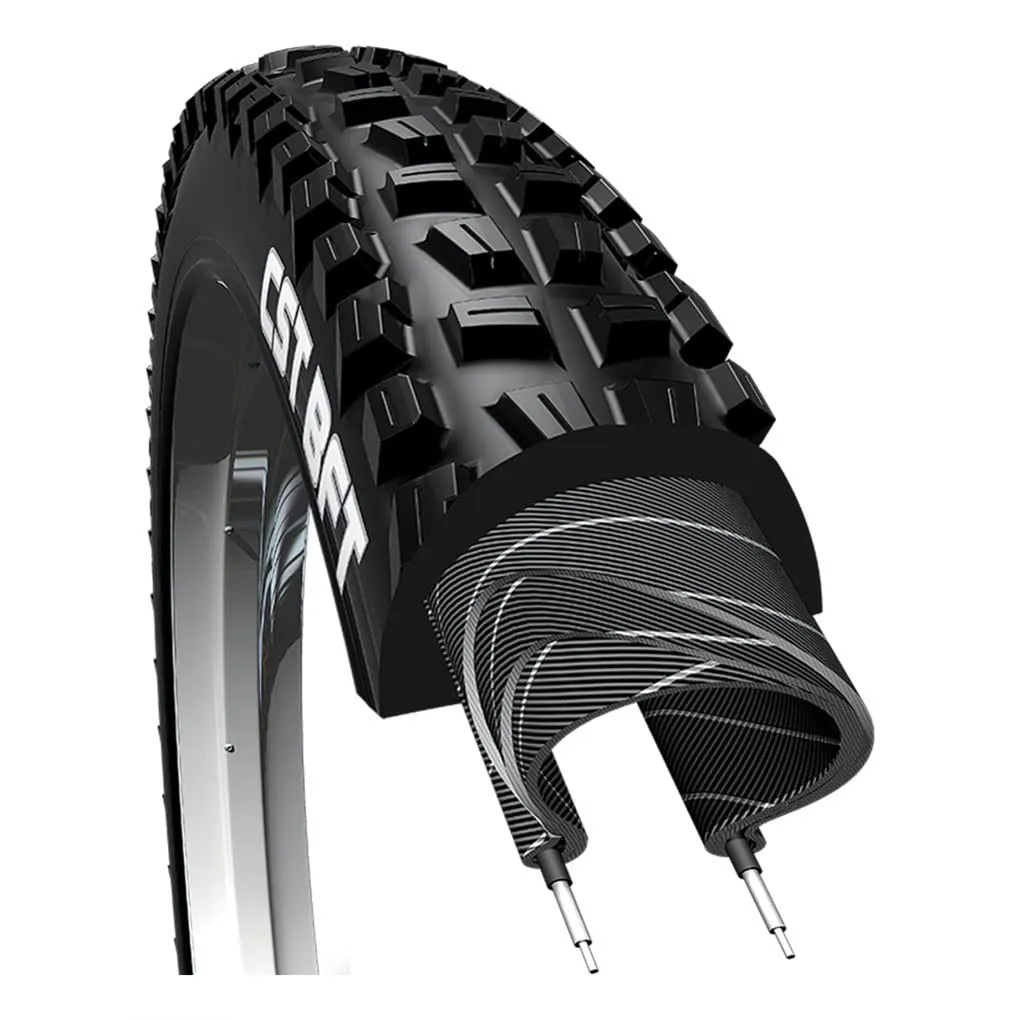 Cst Premium BFT 29x2.4 Tubeless Tire - Aggressive All-Mountain Performance, DC/EPS/TR Features