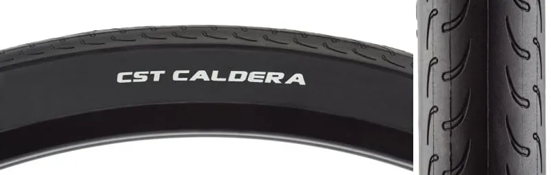 CST Premium Caldera Tire 700x28 BSK 100psi - High-Performance Cycling Tire for Smooth Rides