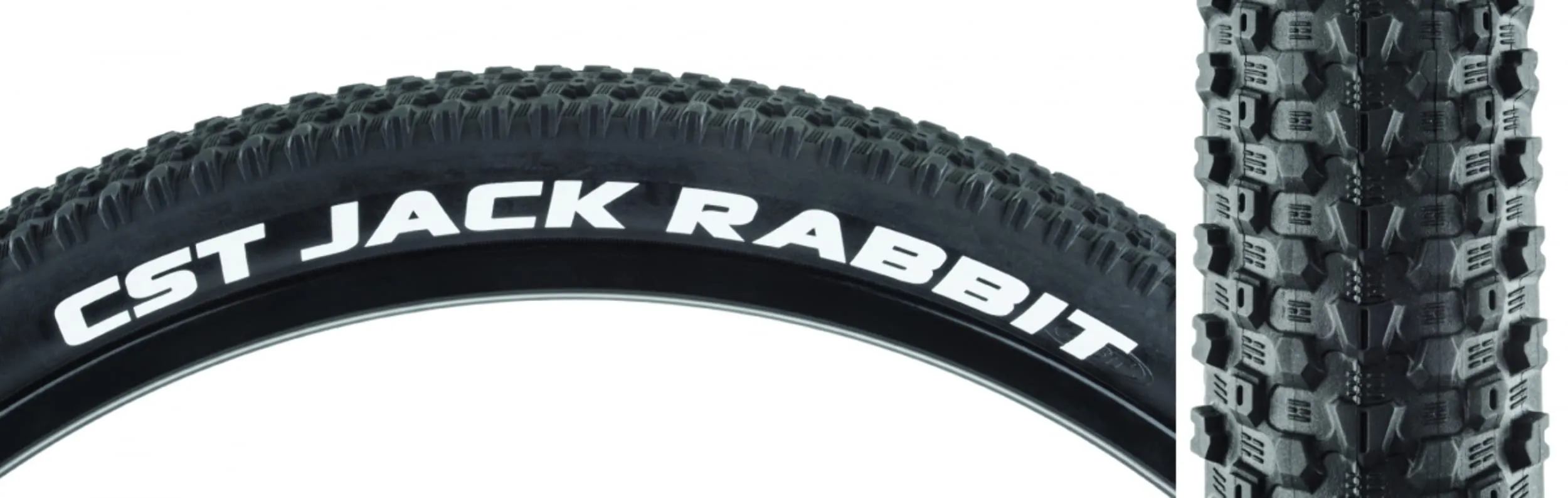 CST Premium Jackrabbit 29x2.25 Black/Black Wire SC Mountain Bike Tire for XC Performance
