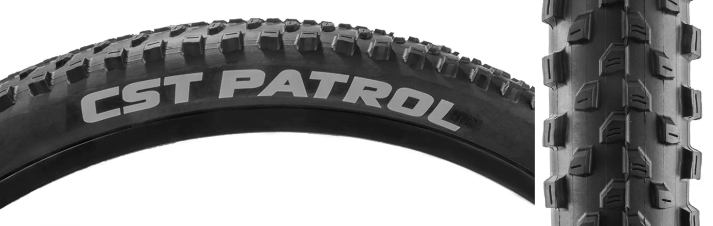 CST Premium Patrol Clincher Tire 29x2.1 Black - Versatile Tread for Mountain Bikes