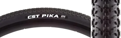 CST Premium Pika Tire 700x38 Black/Black - Durable, High-Performance Design for Superior Grip
