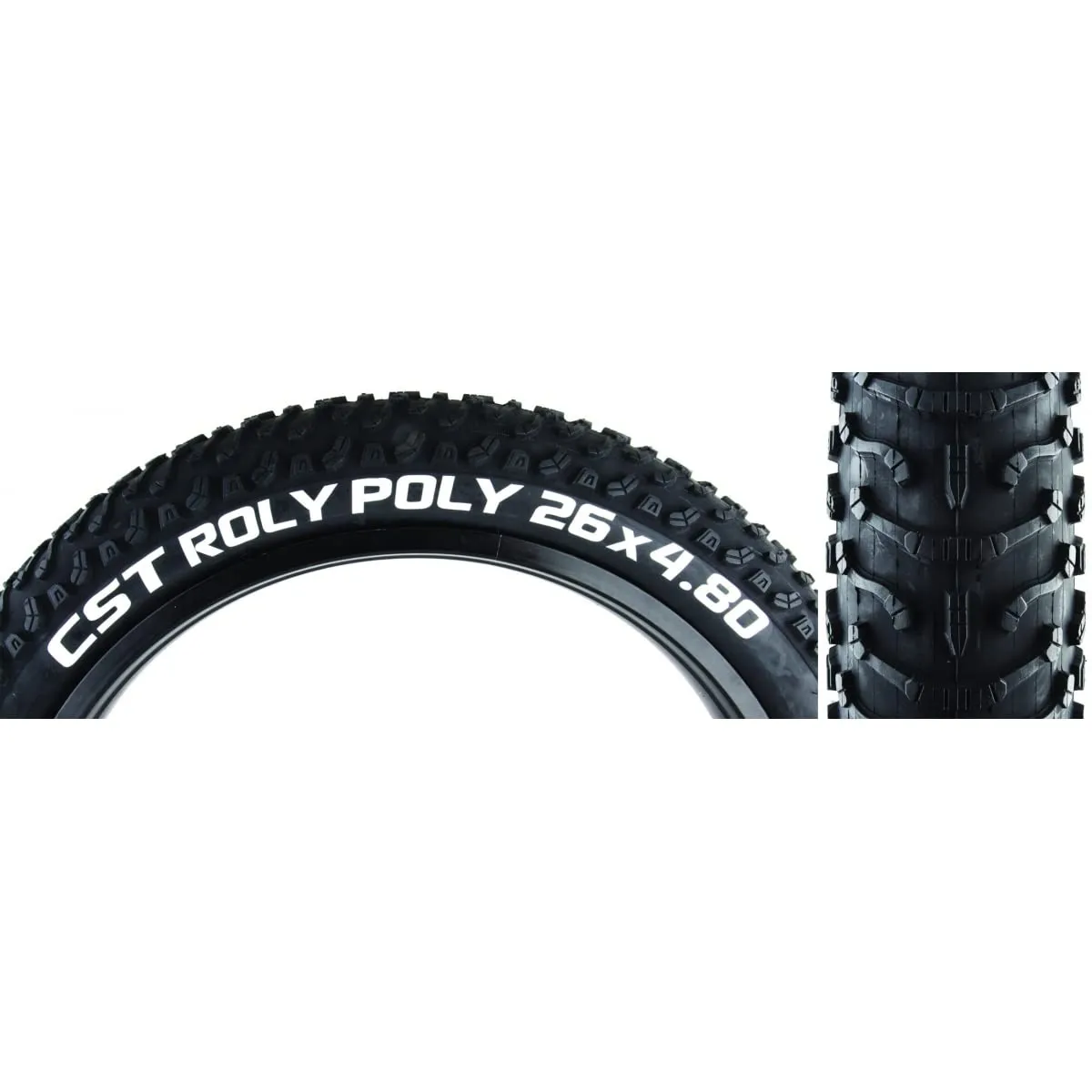 CST Roly Poly 26x4.8 Black/Black Wire Tires for Off-Road Adventures and All-Terrain Performance
