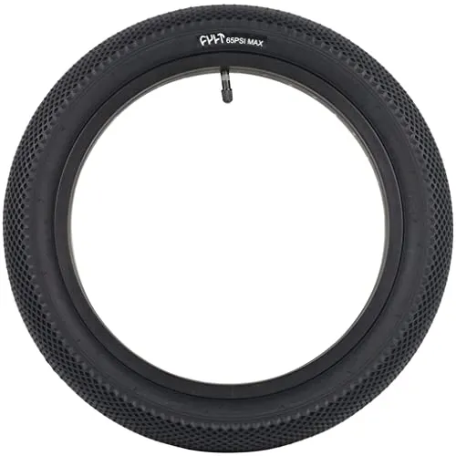 Cult X Vans Tire - 14 x 2.2 Clincher Wire Black - High Pressure Sidewalls for BMX