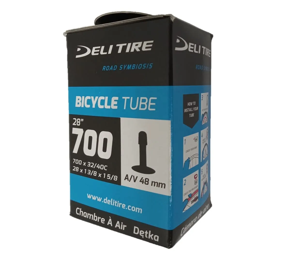 Deli Bicycle Inner Tube 27.5 x 2.50 / 2.75 / 3.00 inch - Premium Quality, Durable & Reliable