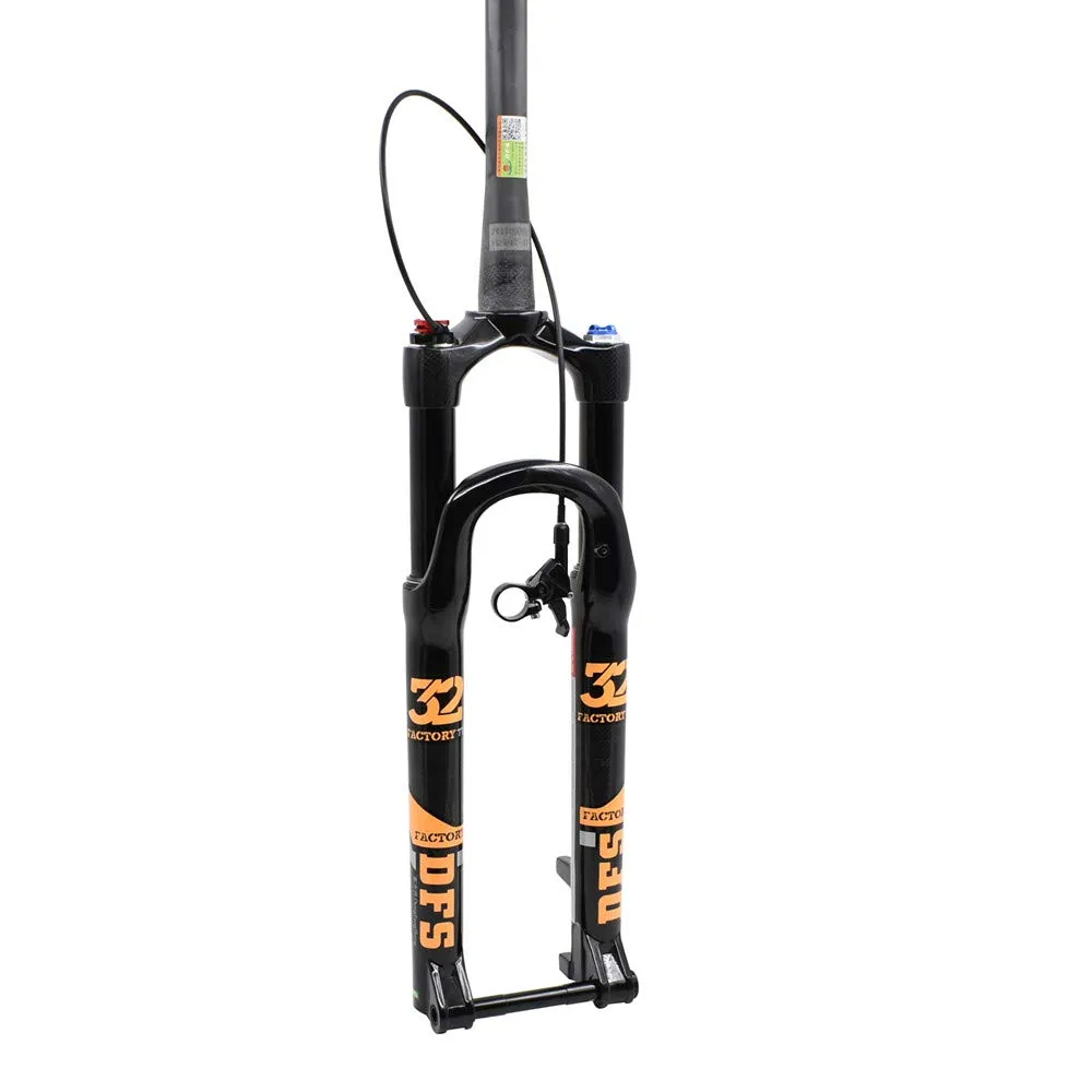 DFS 1.39KG Carbon Air Fork, Super Light MTB Suspension Fork for 29' and 27.5' Bikes