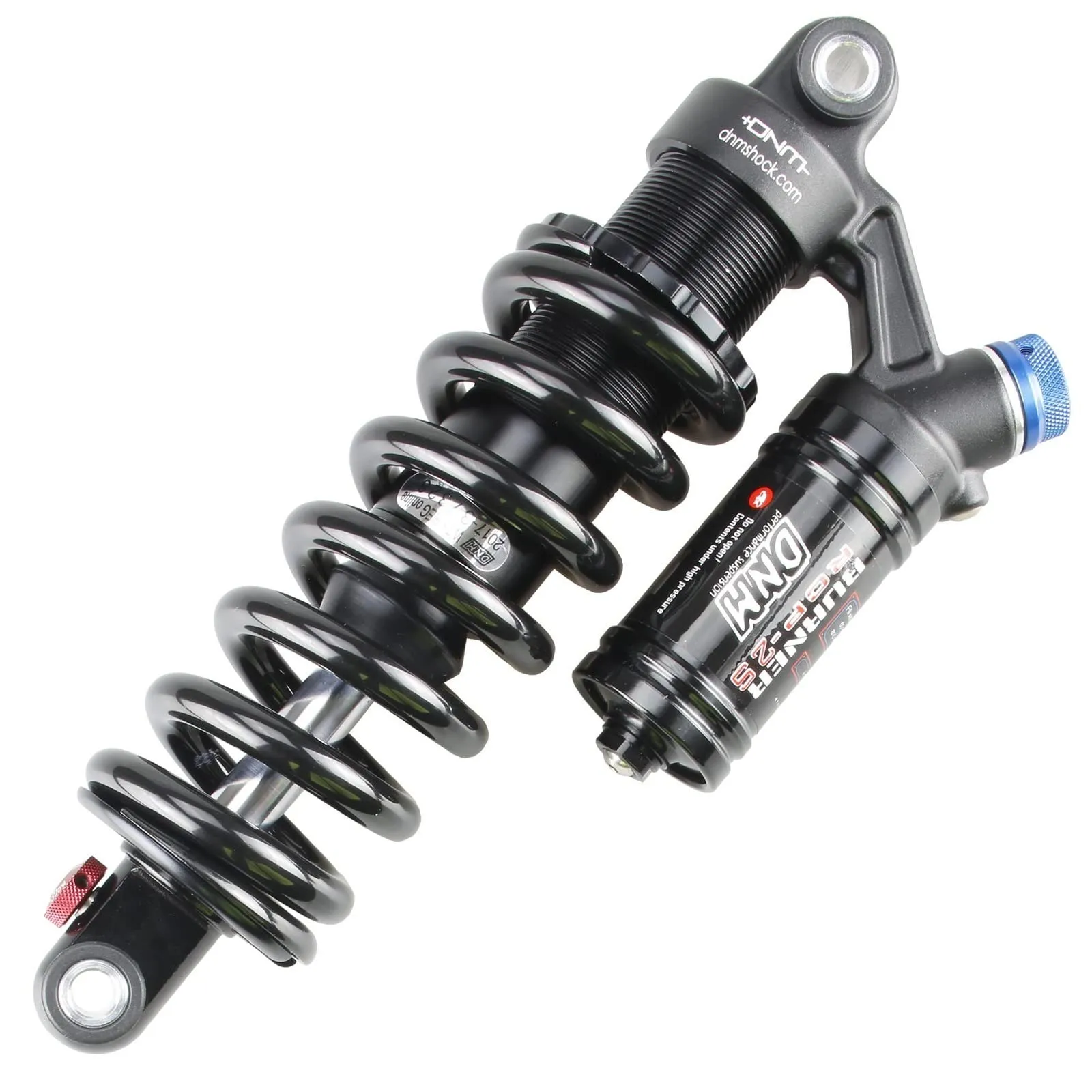 DNM BURNER-RCP 2S Downhill Mountain Bike Rear Shock 220mm x 66mm Travel, 550lbs Coil Spring