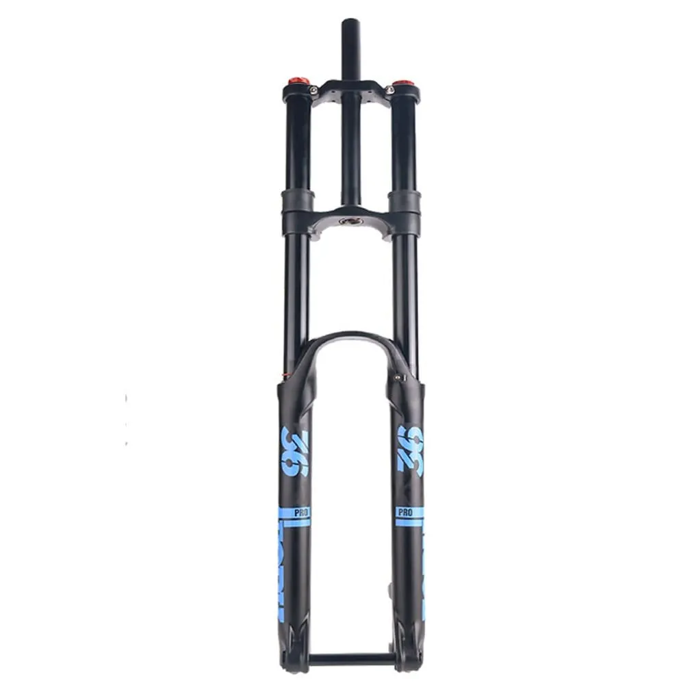 Downhill Mountain Bike Suspension Fork 26 27.5 29 Inch DH Air Fork 160mm Travel Blue, 27.5 Inch
