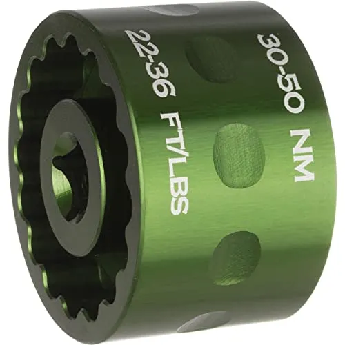 Dual Sided Bottom Bracket Socket - Abbey Bike Tools, 7075 Aluminum, Fits Shimano DA-9000/XTR-BB93