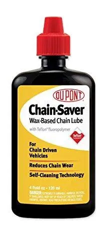 DuPont Chain Saver Wax Based Lubricant 4 oz - O-Ring Safe, Dirt-Resistant, Water Resistant