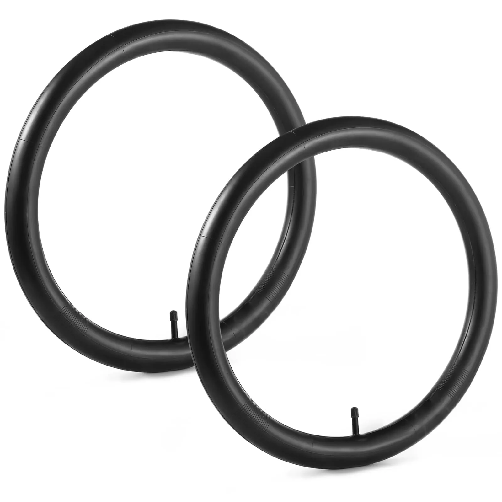 Durable 2 PCS Bike Tubes 18 x 1.9/2.125 with 30mm Schrader Valve for Universal Bicycle Tire Replacement