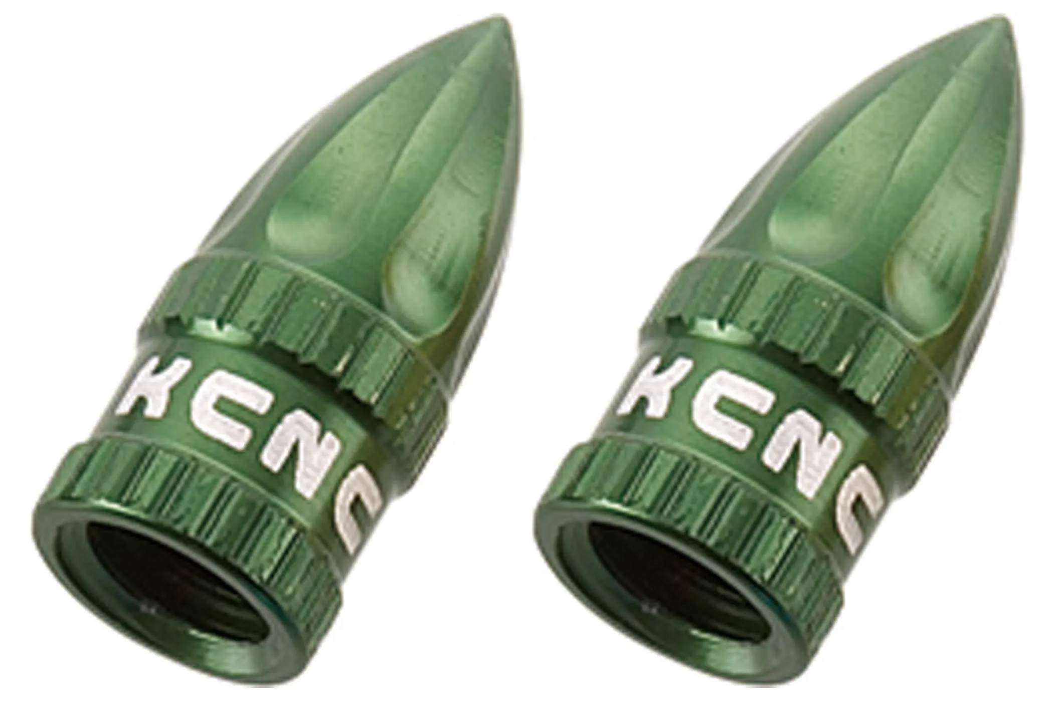 Durable KCNC Bicycle Valve Caps - Lightweight 6061 Aluminum - Pack of 2 for Presta Valves