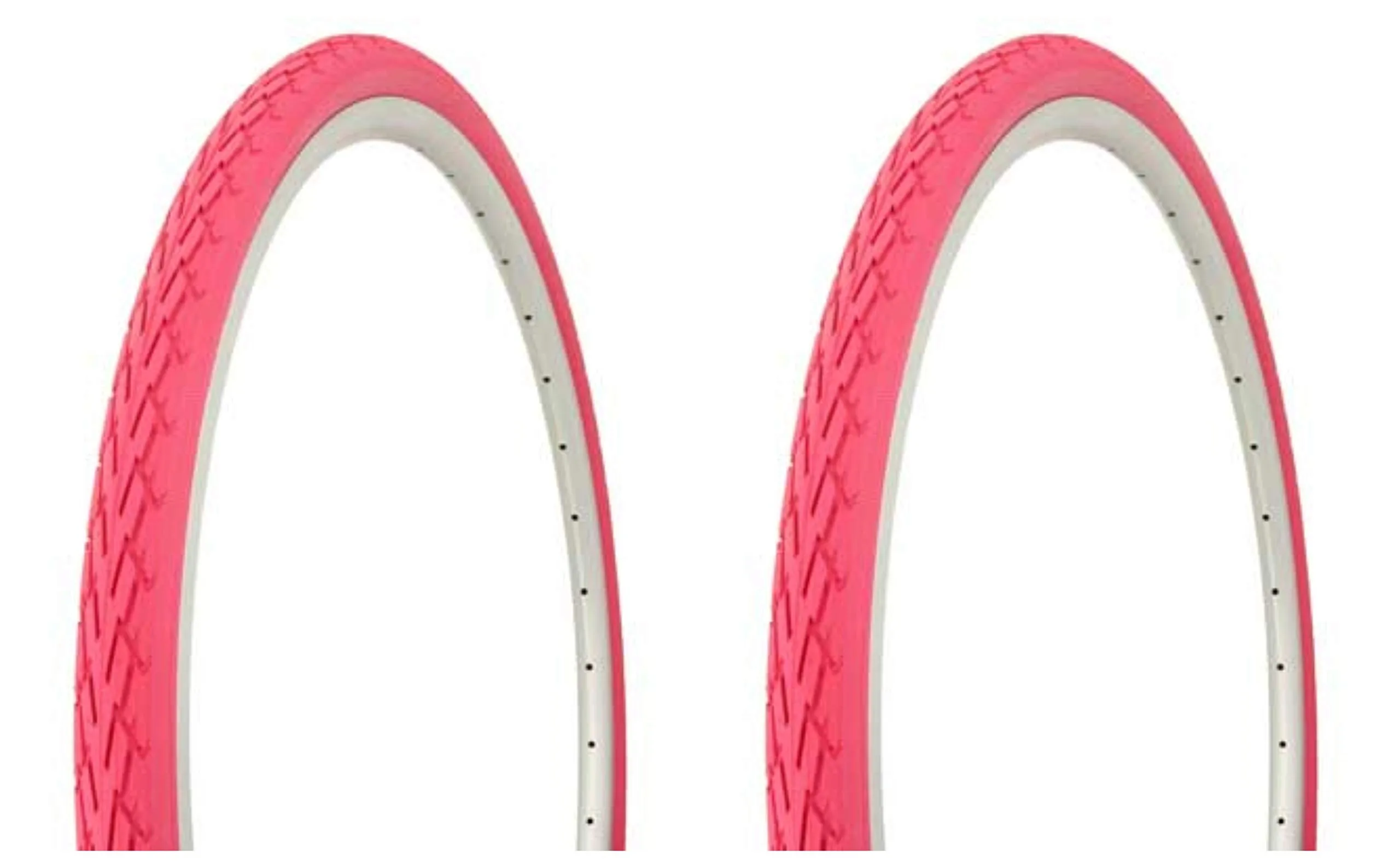 Duro 700 x 35c Pink Bike Tire Set - 2 Tires for Track, Fixie, and Fixed Gear Bikes