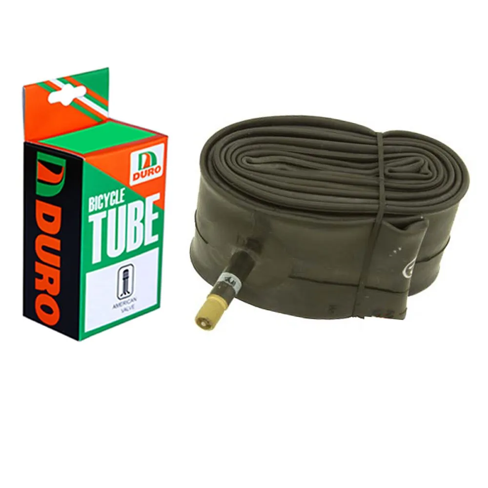 Duro Bicycle Tube 20' x 1.90'/2.125' with 33mm Schrader Valve for Reliable Performance
