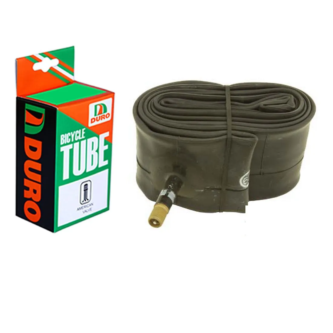 Duro Bicycle Tube 20' x 2.125/2.35/2.40' with 33mm Standard American Schrader Valve