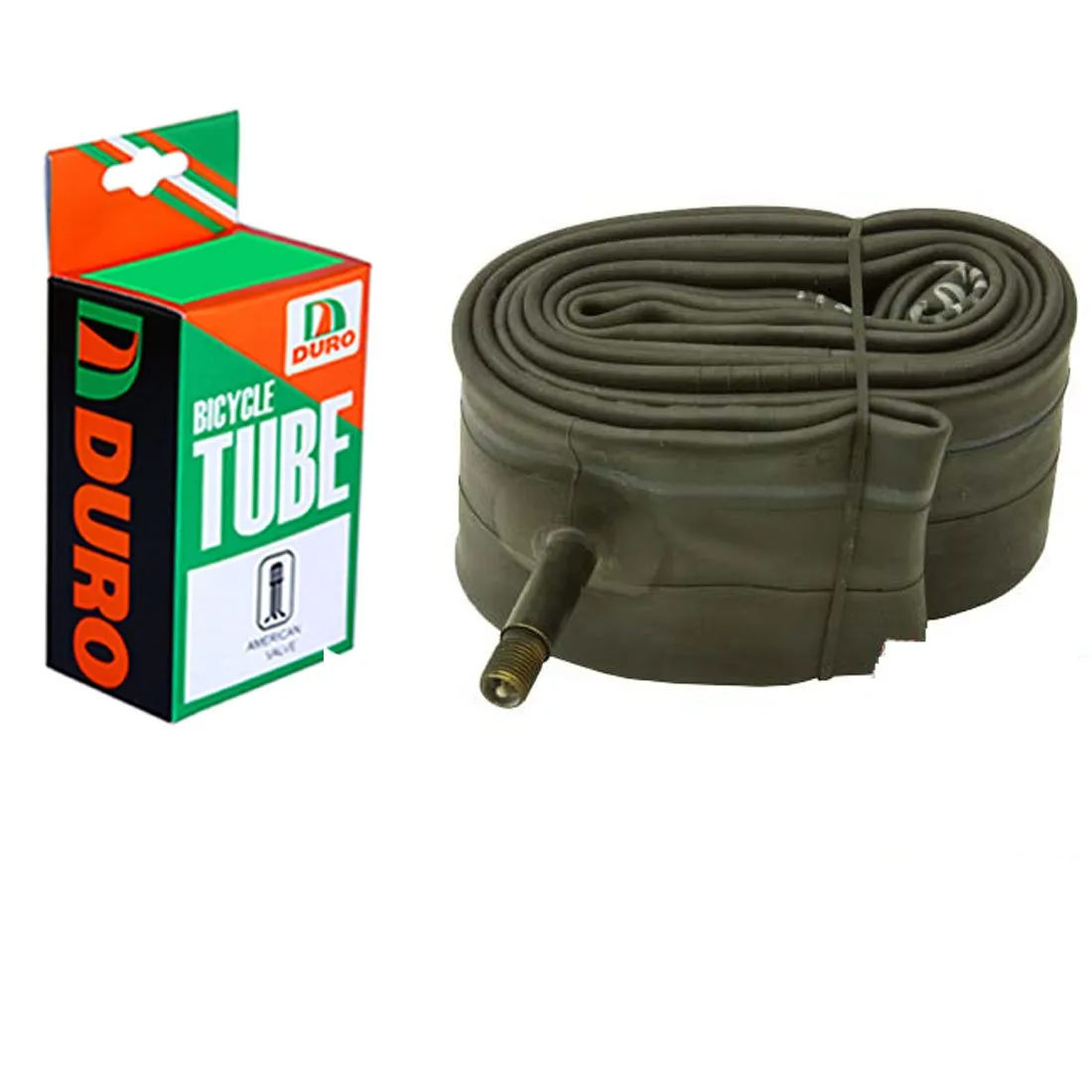 Duro Bicycle Tube 20' x 2.50-3.00' with 33mm Standard American Schrader Valve