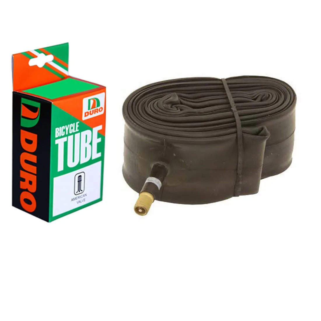 Duro Bicycle Tube 26' x 1.75'/2.125' with 33mm American Schrader Valve for Beach Cruisers