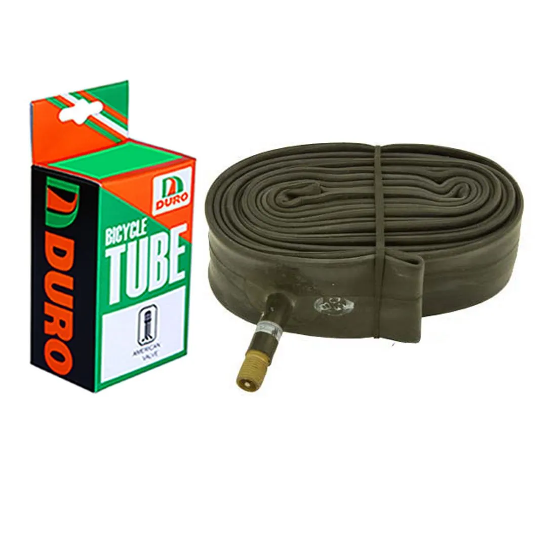 Duro Bicycle Tube 26' x 1 3/8' with 33mm American Schrader Valve for Reliable Performance