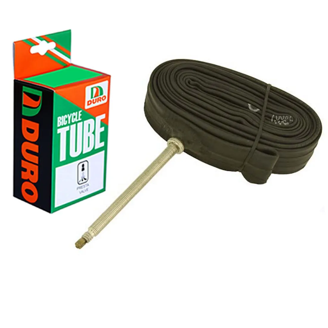 Duro Bicycle Tube 700 x 25c/28c (80mm) Standard French Valve - Reliable Inner Tube for Bicycles