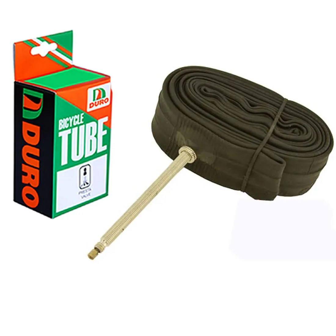 Duro Bicycle Tube 700 x 35c/38c Standard French Valve 80mm - Durable Inner Tube for Bikes