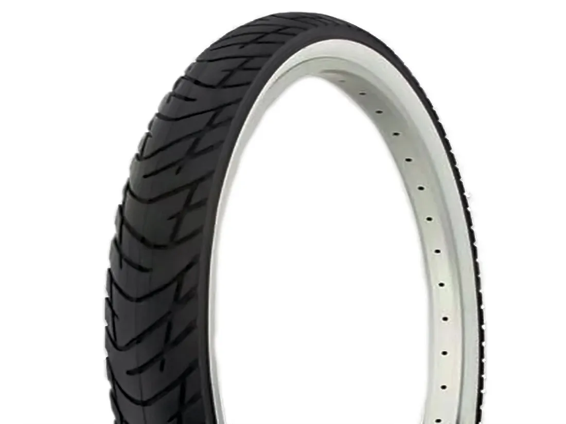 Duro California Beach Bum Fat Tire Cruiser Tire 26' x 3' - Black or Black/White Walls - Max PSI 36