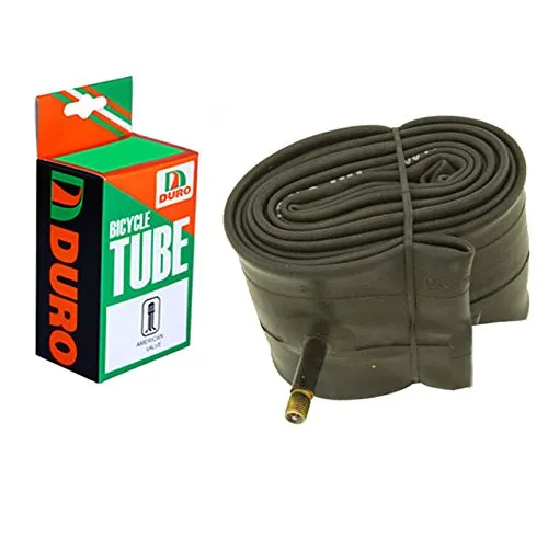 Duro Fat Bicycle Tube 26' x 2.50-3.00' with Standard American/Schrader 33mm Valve