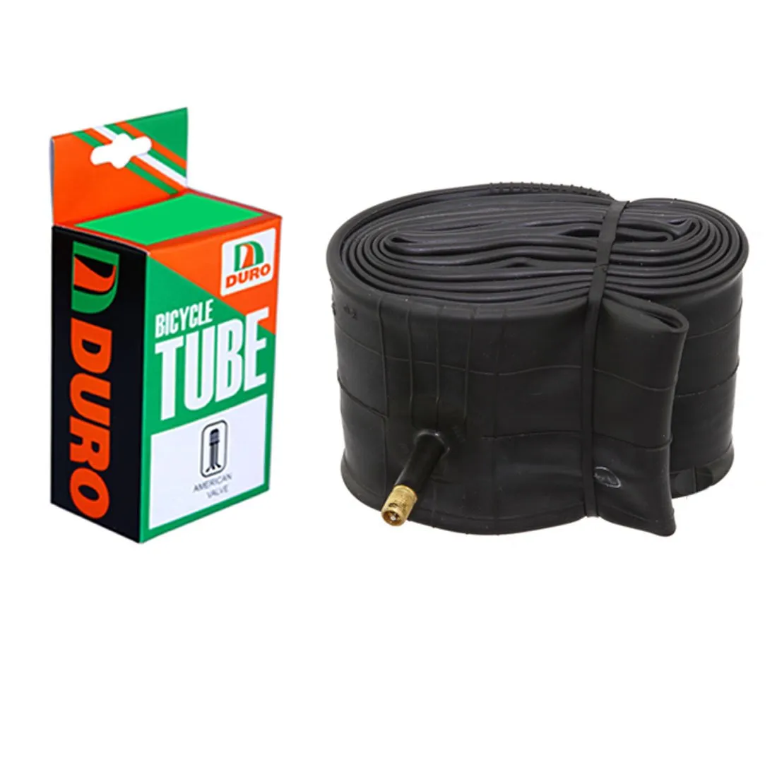 Duro Fat Bicycle Tube 26' x 3.50'/4.00' with Standard American Schrader Valve