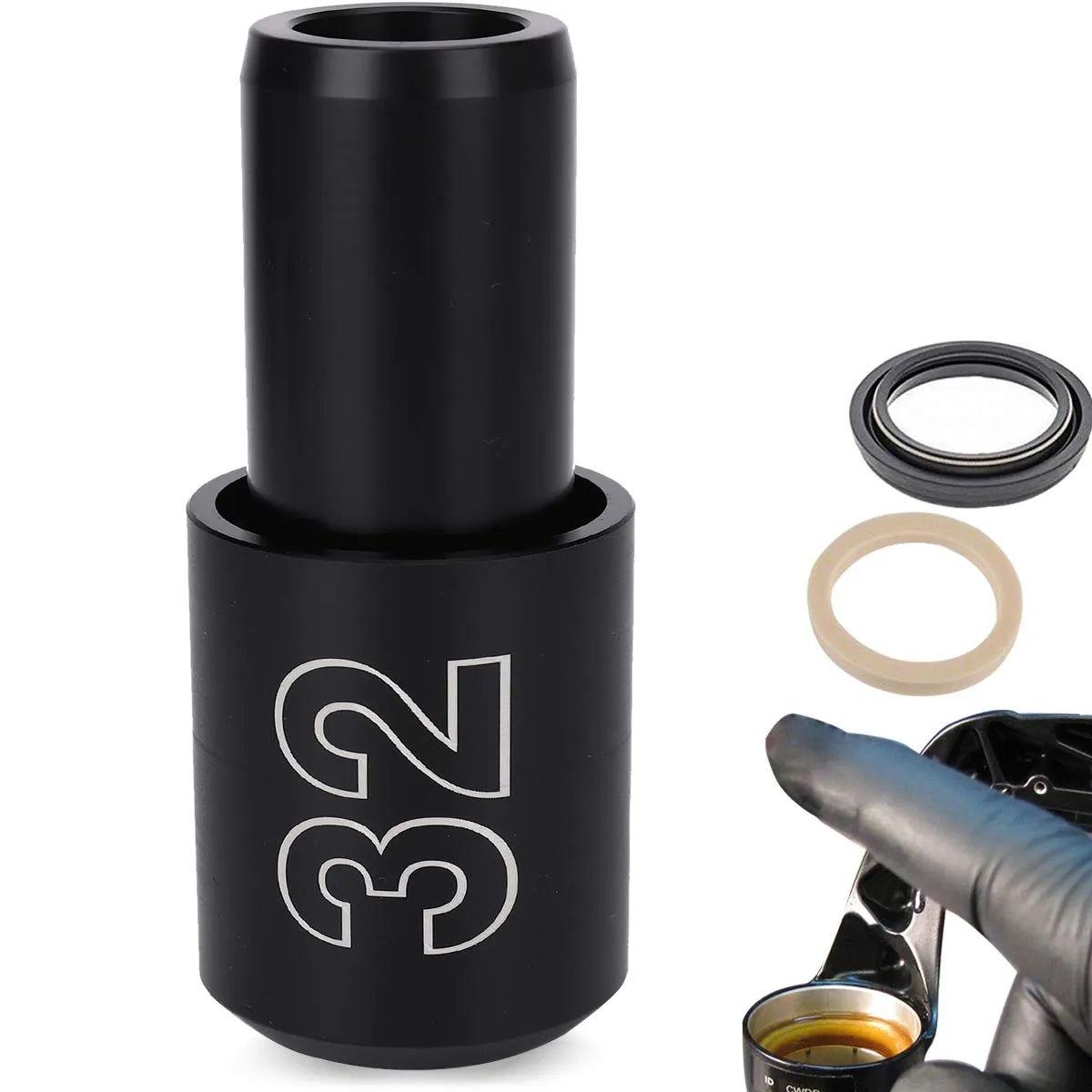 Dust Seal Installation Tool for Fox Rockshox Forks - Compatible with 30mm to 40mm Sizes