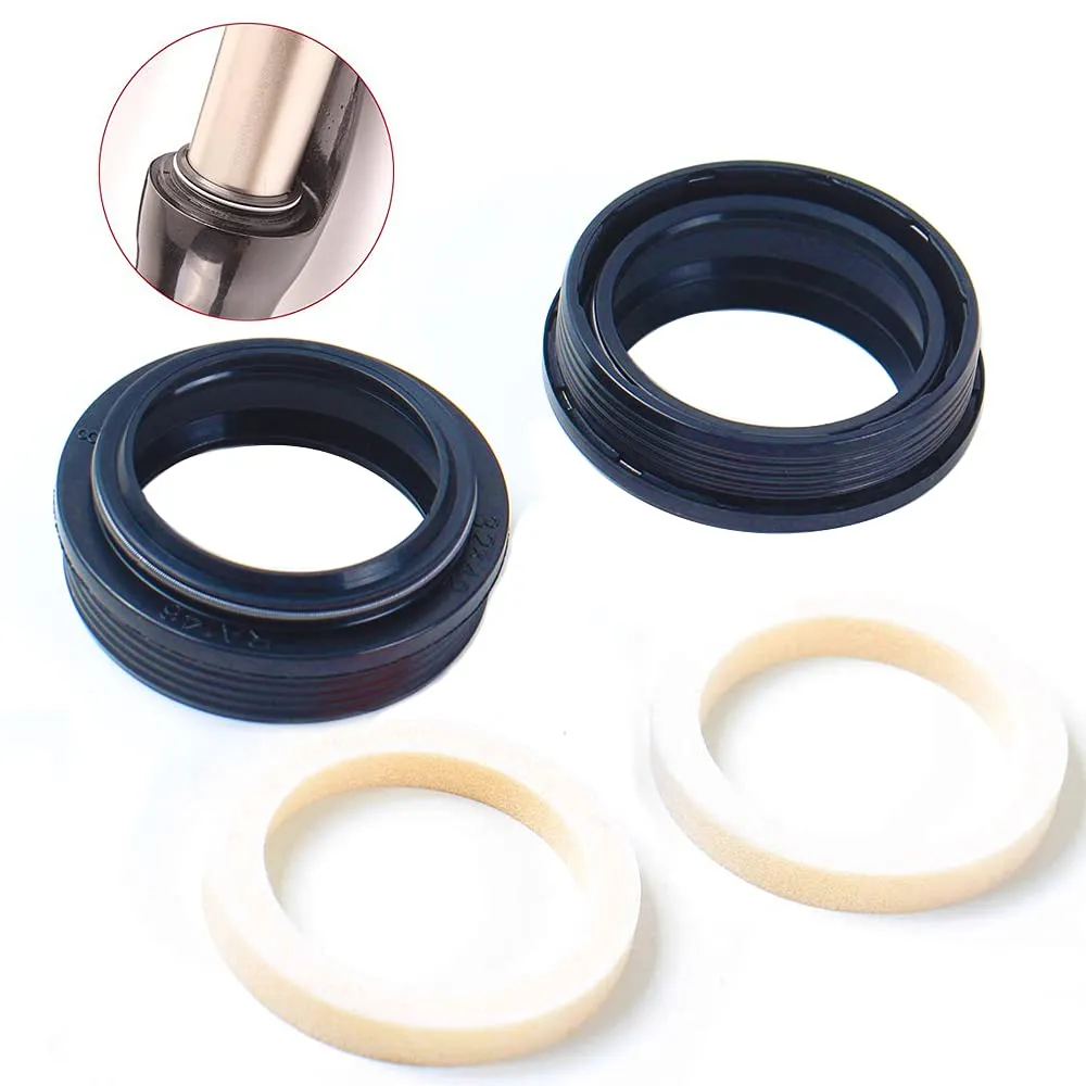 Dust Wiper Kit for Bicycle Front Forks - Compatible with 30mm, 32mm, 34mm, 35mm, 36mm Seals