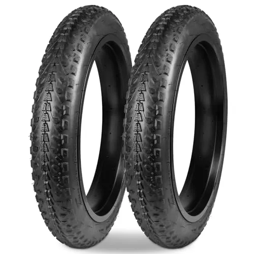 E Bike Tire 20'/26'x3' for Mountain, Snow & Beach Bike - High Quality Rubber & Strong Grip