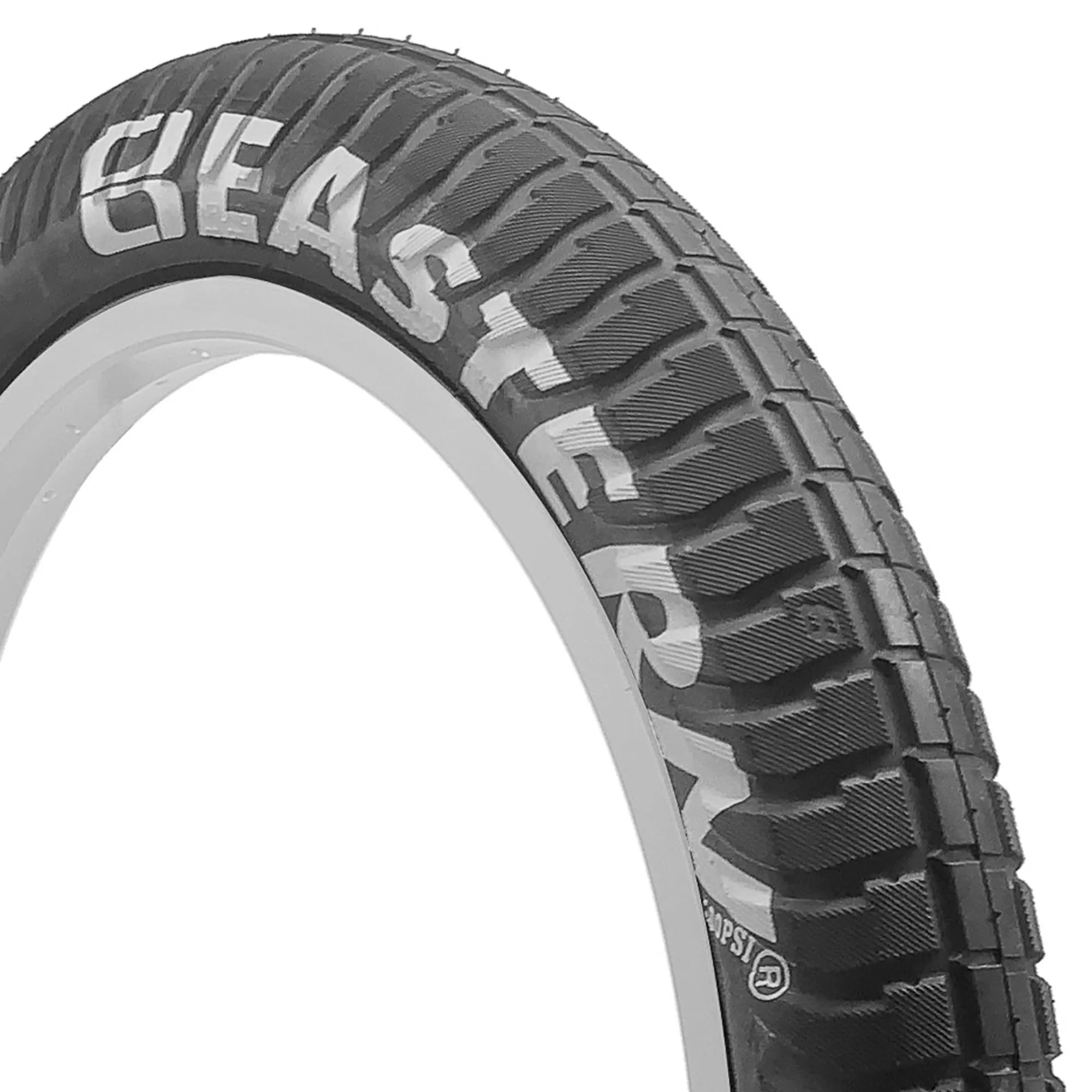 Eastern Bikes Curb Monkey 20' 100PSI BMX Tire - Grippy, Aggressive Tread for Streets & Trails
