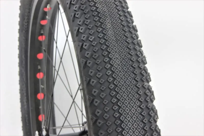 Economy 26' Fat Bike Cruiser Tire Pair 26 x 3.50 Blackwall with Schrader Tubes for Durability