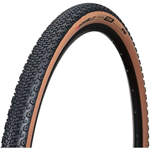 EMP Tire 650b x 47 Tubeless Folding Black/Tan - Donnelly Sports Gravel Tire with Puncture Protection